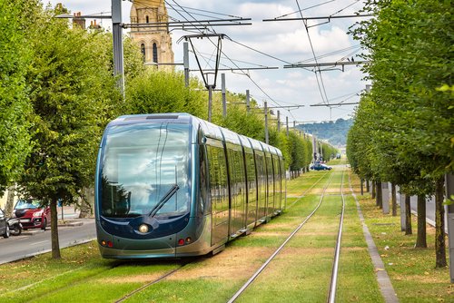 Straßenbahn in Bordeaux, Frankreich